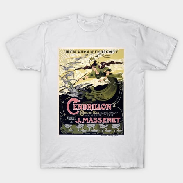 Vintage Advertising Poster France Cendrillon T-Shirt by vintagetreasure